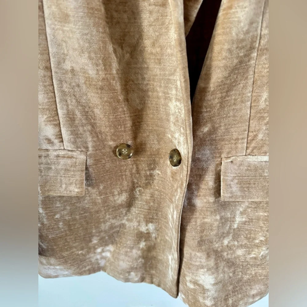 Free People Uptown Girl Velvet Blazer Size Small - Picture 4 of 8
